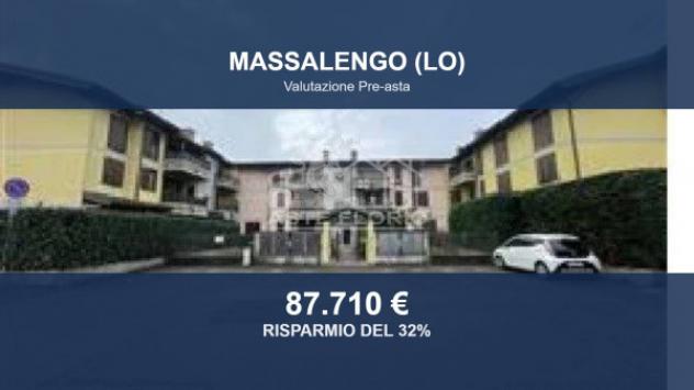 Immobile in asta di 88 m², box auto in vendita a Massalengo