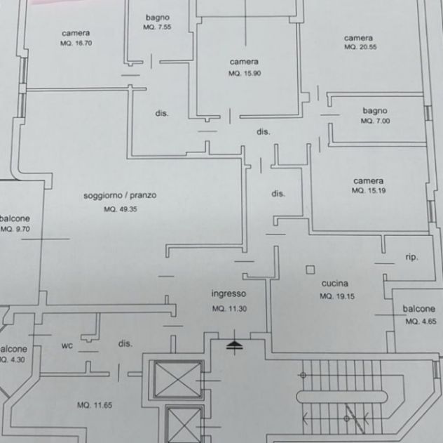 Cagliari centro Appartamento esclusivo di 250mq - Foto 5