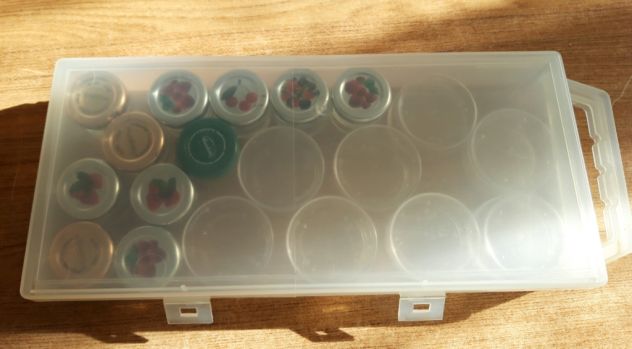 10 Cassette Organizzatori Con Coperchio Trasparente E Scomparti Estraibili - Per Attrezzi, Piccoli Oggetti, Resistenti