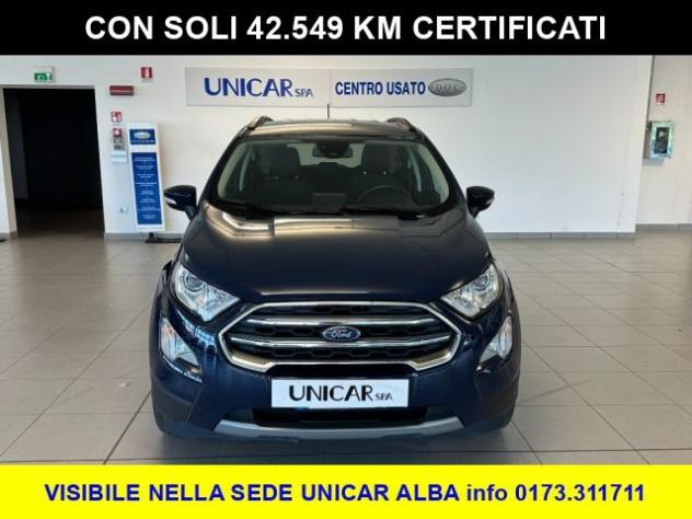 FORD EcoSport 1.000 BENZINA 125 CV TITANIUM + GARANZIA UFFICIALE rif. 23952745 - Foto 2
