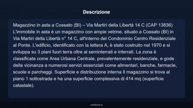 Immobile in asta di 414 m² in vendita a Cossato - Foto 5