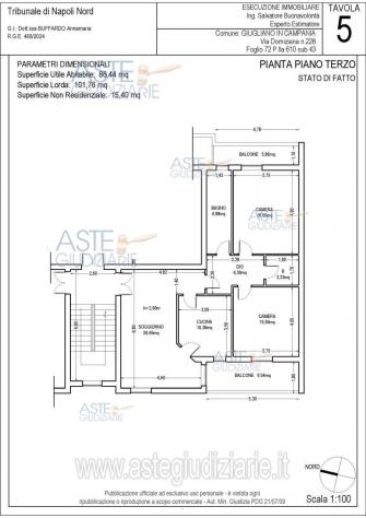 IMMOBILI-IMMOBILE RESIDENZIALE-Via Domitiana 228 - Foto 3