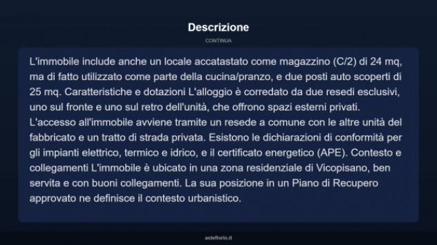 Immobile in asta di 117 m² in vendita a Vicopisano - Foto 11