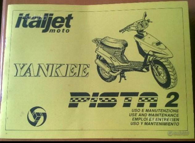 Manuale uso e manutenzione Italjet Pista 2