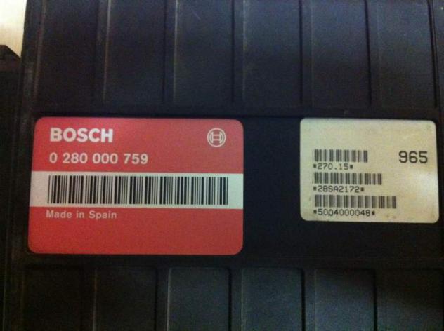 Centralina Motore BOSCH 0280000759 FIAT UNO 90 - Foto 4