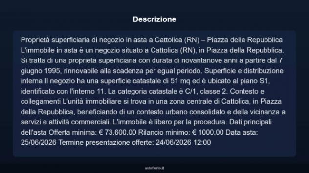 Immobile in asta di 51 m² in vendita a Cattolica - Foto 4