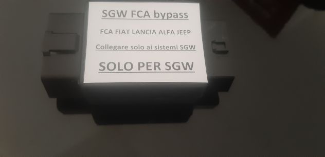 Sblocco bypass diagnosi sgw iveco alfa fiat lancia jeep adattatore obd