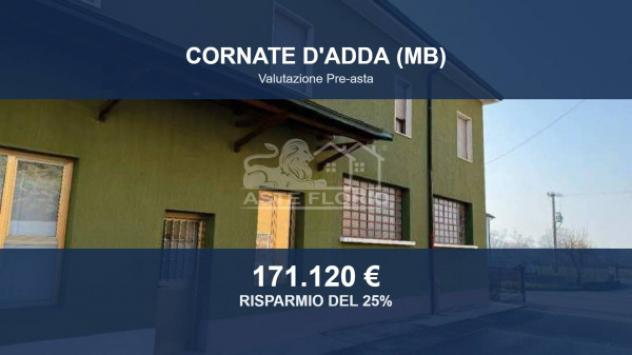 Immobile in asta di 213 m² con più di 5 locali e box auto doppio in vendita a Cornate d'Adda