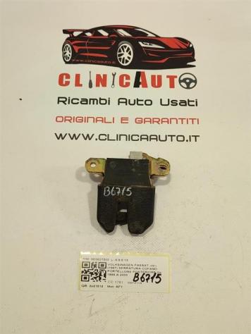 SERRATURA COFANO POSTERIORE VOLKSWAGEN Passat Berlina 2° Serie 3B5827505 AFY (9600)