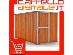 Box prefabbricato, casetta da giardino in lamiera zincata. Capanno deposito &hellip;