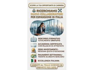 DIVENTA NOSTRO CONSULENTE DA CASA,NO CALL CENTER NO VENDITA