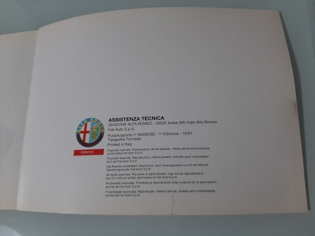 ALFA ROMEO 155 SOSPENSIONI A SMORZAMENTO CONTROLLATO 1991 ORIGINALE - Foto 4