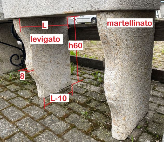 Lavello lavandino per cucina in pietra granito beige 100x45cm - Foto 7