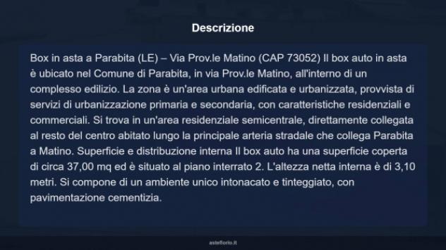 Immobile in asta di 37 m² in vendita a Parabita - Foto 10