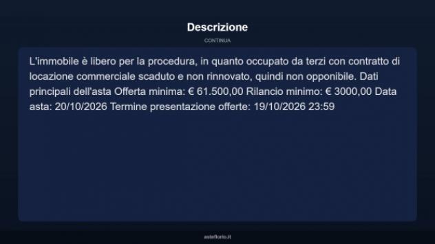 Immobile in asta di 36 m² in vendita a Roma - Foto 8