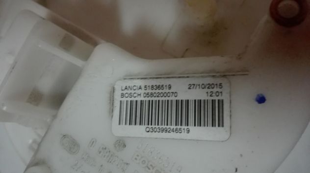 Pompa benzina Lancia Ypsilon 1.2 del 2015 (51836519) - Foto 3