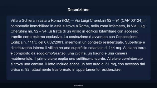 Immobile in asta di 144 m², box auto in vendita a Roma - Foto 4