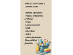 DISPONIBILE PER LAVORI A ORE