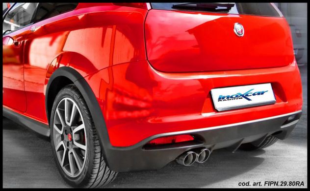 Scarico Inoxcar per Abarth Grande Punto centrale sileziatore finale - Foto 5
