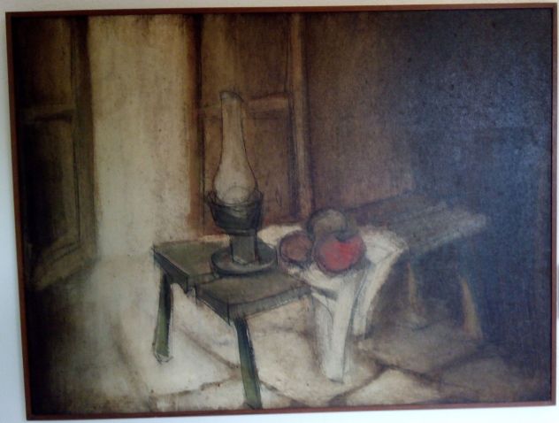 Dipinto ad olio anni 60 con cornice. - Foto 2