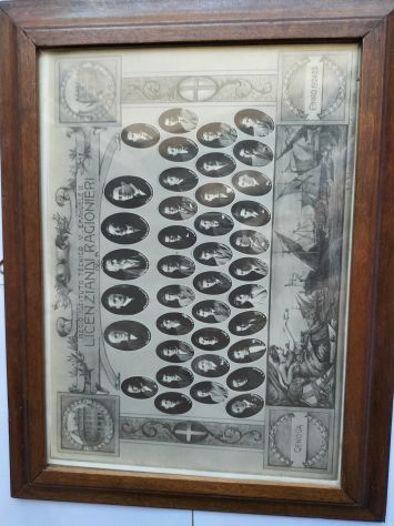 Foto antica Licenziandi Ragionieri Genova 1924-25 - Foto 9
