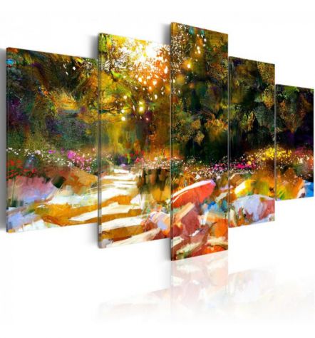Quadro Foresta Scintillante 100x50 E 200x100 ARREDALACASA