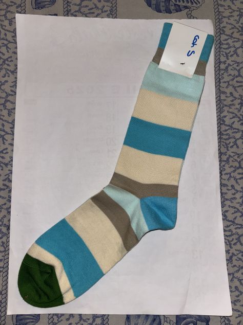 CALZE NUOVE CON CARTELLINO DA UOMO LEGGERE FIRMATE ORIGINALI PAUL SMITH,MADE IN - Foto 9