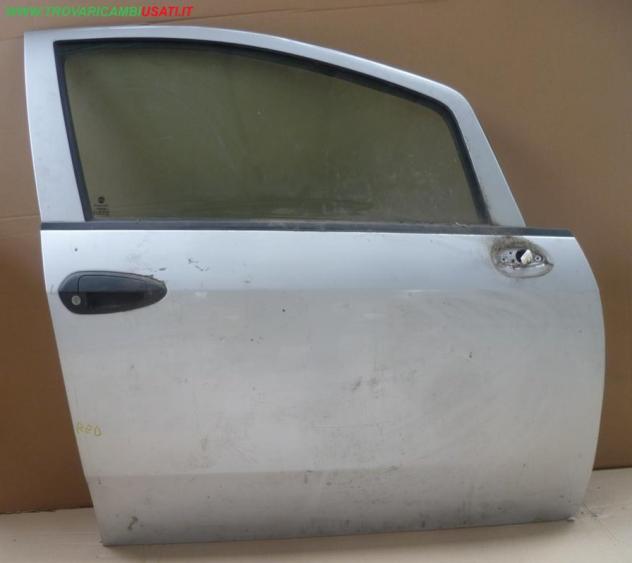 PORTA ANT.D. ARGENTO CHIARO C/ALZ  Carrozzeria  Lamierati esterni  Porte  Porta ant. dx. FIAT - GRANDE PUNTO - 01-09-2005 - 01-12-2011, FIAT - GRAND