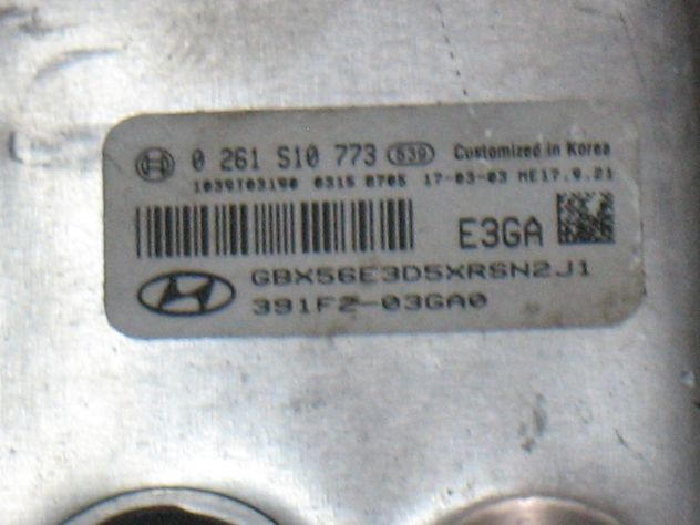 0261S10773 ECU HYUNDAI I20 ME17.9.21 E3GA 0261S10773 391F2-03GA0 391F203GA0 - Foto 2