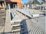 pedane con parapetti e scale usate