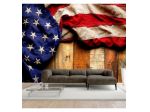 Fotomurale Adesivo In Stile Legno Americano ARREDALACASA