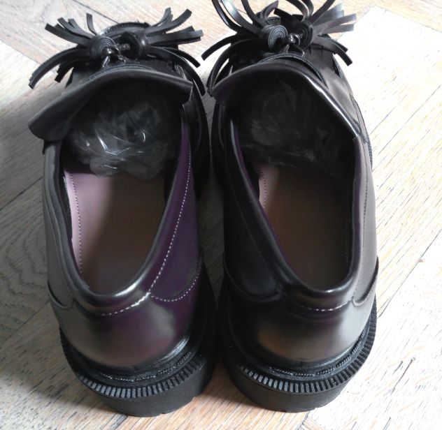 Mocassini Ragazza/Donna similpelle Bordeaux - H&M - numero: 38 - come NUOVE! - Foto 3