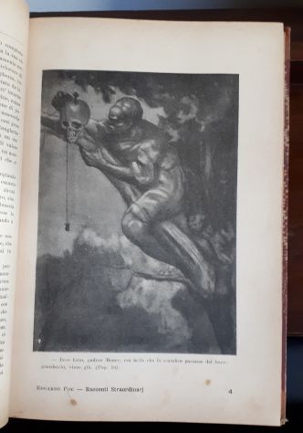 RACCONTI STRAORDINARI, EDGARDO ALLAN POE, Casa Editrice Nerbini 1908. - Foto 3