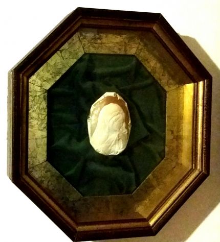 Vintage Quadro Ottagonale Con Cammeo Inciso A Mano Casa del Corallo - Pompei - Foto 5