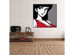 Quadro pop art dipinto a mano Margot - Spedizione gratis
