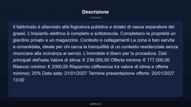 Immobile in asta di 166 m² con più di 5 locali in vendita a San Giovanni Lupatoto - Foto 13