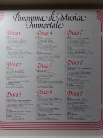 cofanetto Panorama di musica immortale - Selezione dal R.D. an 1968 - Foto 4