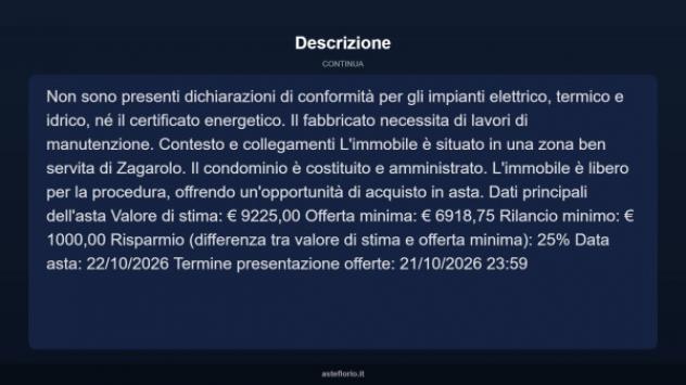 Immobile in asta di 12 m² in vendita a Zagarolo - Foto 5