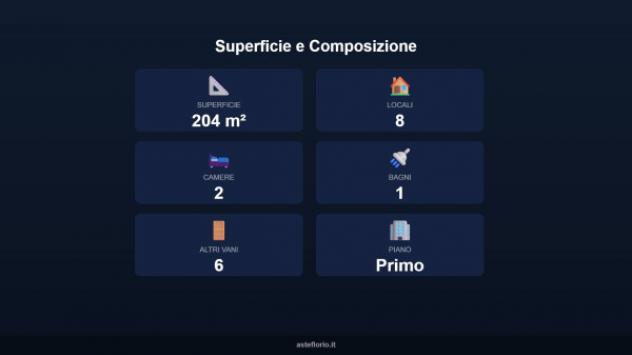 Immobile in asta di 204 m² con più di 5 locali e box auto in vendita a Rovasenda - Foto 11