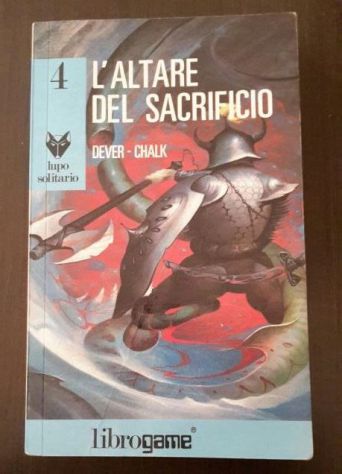 librogame 4 lupo solitario, L'ALTARE DEL SACRIFICIO, DEVER-CHALK, 1989. - Foto 2