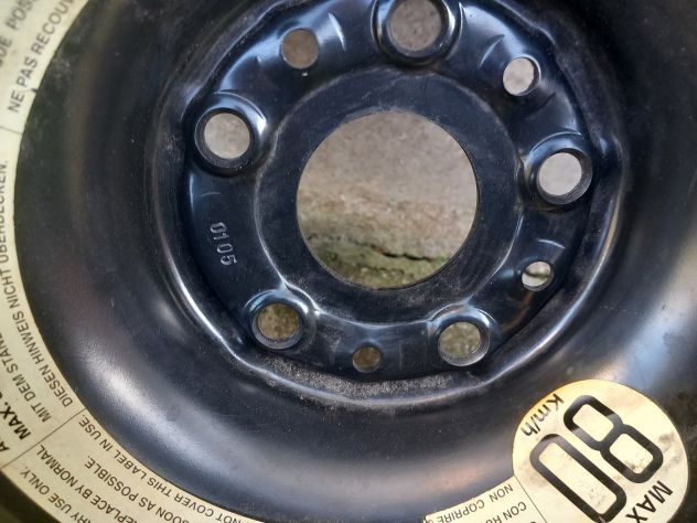 Ruota di scorta Alfa 166 cerchio in ferro 215 55 16 Goodyear - Foto 3