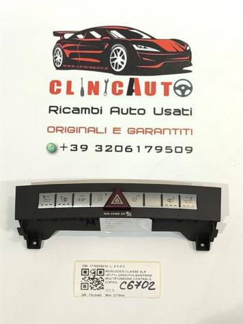 PULSANTIERA CENTRALE MERCEDES SLK W171 2° Serie 1718208210 271944 (0411)