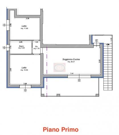 CERVIA CENTRO (TM173b): appartamento al piano primo con 2 camere da letto, ingresso indipendente, posto auto. - Foto 5