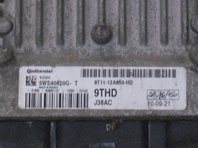 5WS40820G-T ECU TRANSIT CONECT1.8 SID206 5WS40820G-T 9T1112A650HD 9THD - Foto 2