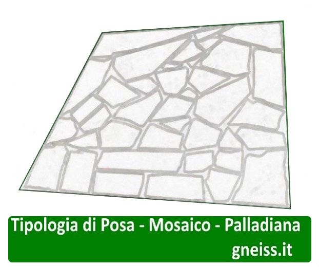 Pavimento mosaico in BEOLA GRIGIA - Foto 3