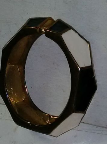 BRACCIALE FEMMINILE VINTAGE IN METALLO ANNI 70 - Foto 5