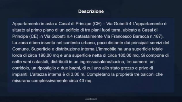 Immobile in asta di 198 m² con più di 5 locali in vendita a Casal di Principe - Foto 16