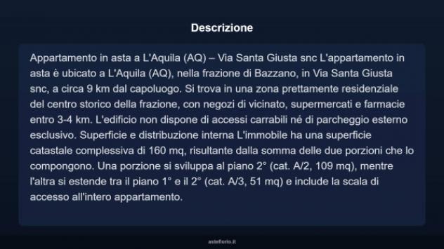 Immobile in asta di 160 m² in vendita a L'Aquila - Foto 9