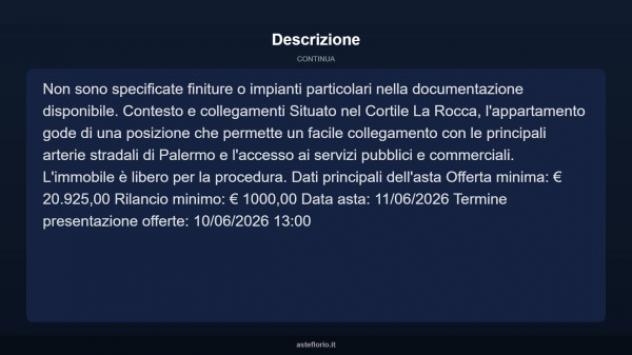 Immobile in asta di 96 m² in vendita a Palermo - Foto 7