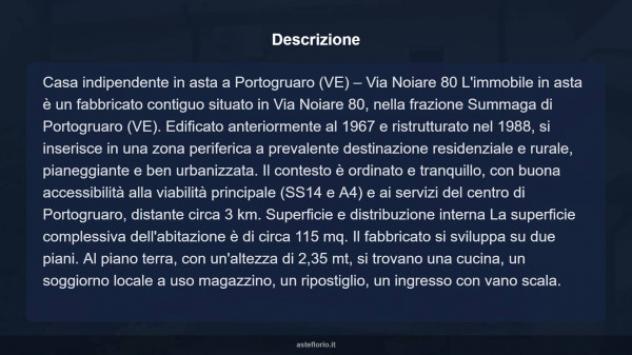 Immobile in asta di 115 m², box auto in vendita a Portogruaro - Foto 16